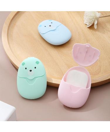 150pcs Disposables Travel Soap Sheets Paper Washing Hand Clean Scented Slices Bath Hand Body Soaps for Outdoor Foaming Hand Wash Mixed Color - Buy Online on GoSupps.com