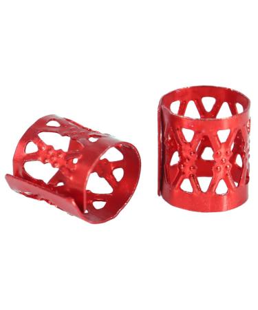 100 Pieces Colorful Braid Pearl Metal Cuffs - Dreadlocks Hair Rings & Clips for Stunning Hair Decoration - Buy Online on GoSupps.com