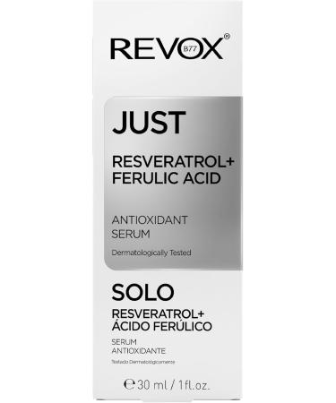 REVOX B77 Only Resveratrol + Ferulic Acid 30 ml Serum With Resveratrol + Ferulic Acid Antioxidant For Face Protects Skin Reduces Dark Spots And Wrinkles - Buy Online on GoSupps.com