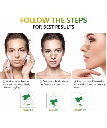 200 Pieces Nose Plaster Snoring Strips - Size L (66x19mm) for Better Sleep & Breathing | Anti-Snoring Solution - Buy Online on GoSupps.com
