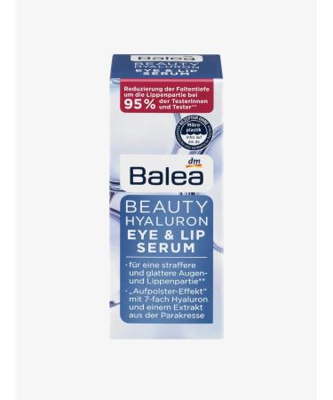 Balea Beauty Effect Eye & Lip Serum 15ml - Revitalize & Hydrate | International Shipping Available - Buy Online on GoSupps.com
