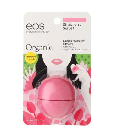 Eos Lip Balm Strawberry Sorbet - Pack of 8 0.25 Oz | International Shipping Available - Buy Online on GoSupps.com