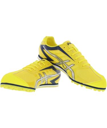 ASICS Men's Hyper LD 5 Track & Field Shoes 12 - Flash Yellow/Silver/Navy - Buy Online on GoSupps.com