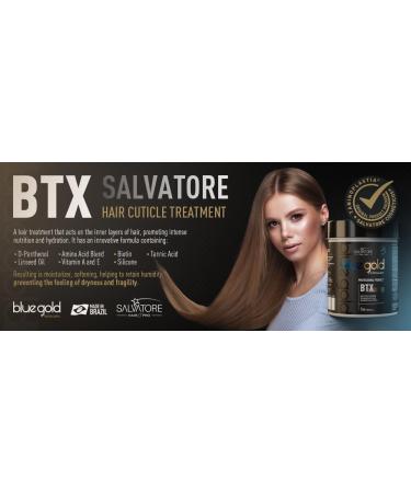 SALVATORE Blue Gold Premium BTX Traitement Professionnel pour Cuticules Capillaires 1 kg - Buy Online on GoSupps.com