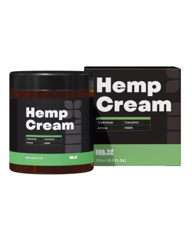 UNLX Ultra Powerful Hemp Cream 250 ml - Relies Muscular Pain Feet Knee Neck Shoulders - Vegan Formula with Calendula A
