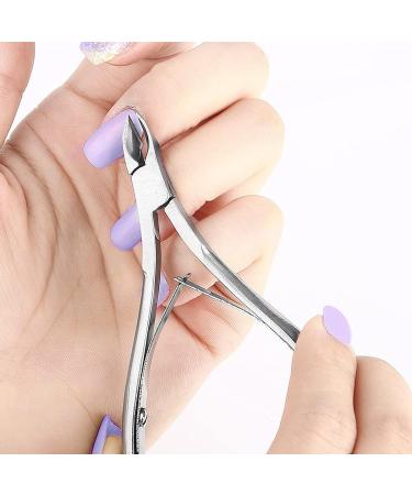 Zeaye Stainless Steel Cuticle Nipper & Clipper - Nail Cutter for Fingernails and Toenails | Travel & Salon Essential - Buy Online on GoSupps.com