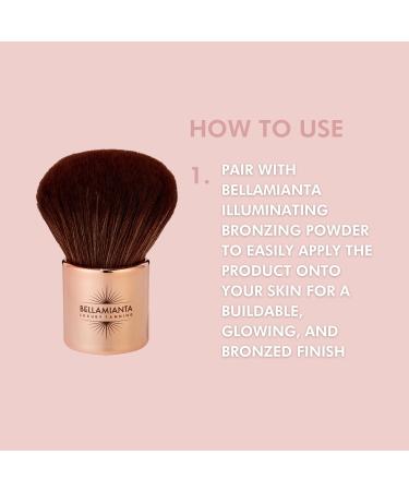Luxury Kabuki Bronzing Brush | Premium Makeup Brush for Flawless Application | International Shipping Available - Buy Online on GoSupps.com
