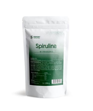 INSPORT Nutrition Spirulina powder - 250g - Green powder to boost the immune system - Vegan lactose-free and gluten-free
