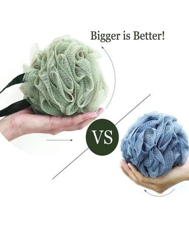 Bath Sponges for Adults Bath Sponge Mesh Pouf Bath Sponge Foam Loofah Sponge (Size : Khaki) - Buy Online on GoSupps.com