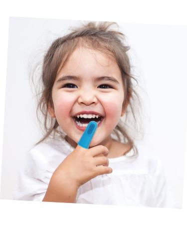 Minkissy 8-Piece Silicone Finger Toothbrush Set for Kids & Pets - Colorful Children's Toothbrush Toys (1 Pack) - Buy Online on GoSupps.com