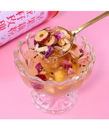 Rose Chia Nut Lotus Root Soup 500g/can Brewed Nut Lotus Root Soup Nutritious Breakfast Substitute Porridge Delicious and Convenient Lotus Root Soup (5 can) Rose 5 can - Buy Online on GoSupps.com