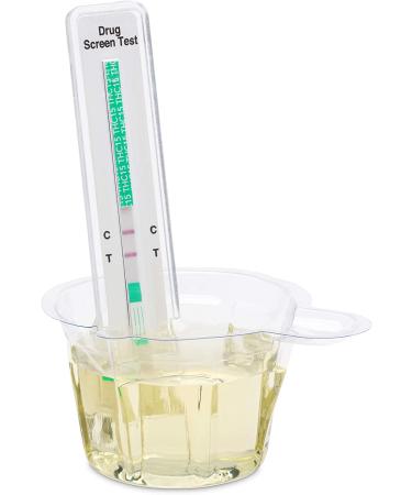 2 Pack - DrugExam 15 ng/mL THC Single Panel Drug Test Kit - Made in USA, Extra Sensitive Marijuana Drug Test for Any Form of THC Detection - Buy Online on GoSupps.com