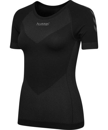 hummel T-Shirt First Multisport Women Breathable Lightweight Design Quick-drying Seamless Size ML Black