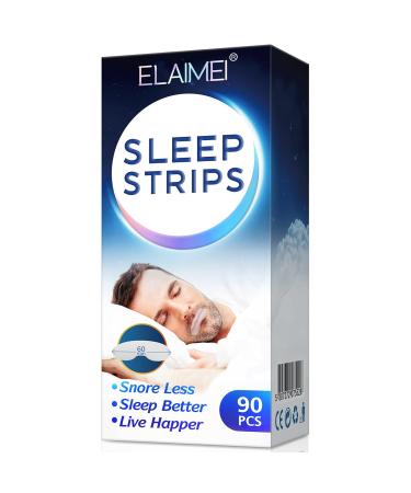 Mens Makeup Shut Correction Can Patch Mouth Sleep Respiratory Sleep Snoring Patch Snoring and Lip Breathing Nasal Promote Artifact Personal Skin Care Make A Morning Person Face & (White One Size) White One Size