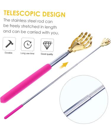 TOVINANNA 4-Piece Retractable Back Scratcher & Hand Massager - Soothing Itching Relief Tool for All Skin Types | International Shipping Available - Buy Online on GoSupps.com