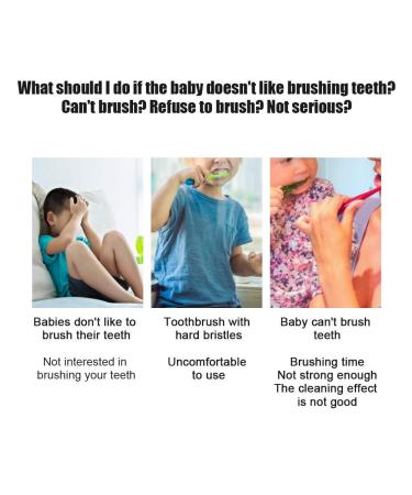 U-Shaped Electric Children's Toothbrush - Automatic IPX7 Soft Pebble Head for Ages 2-3 - Pink - Buy Online on GoSupps.com