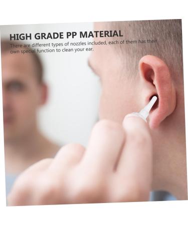 CONGARTENO 10pcs Disposable Replacement Ear Washer Tips for Ear Cleaner Secure Fit and Rigid Nozzle for Earwax Removal Suitable for All Easy to Use and Hygienic Cleaning Supply - Buy Online on GoSupps.com