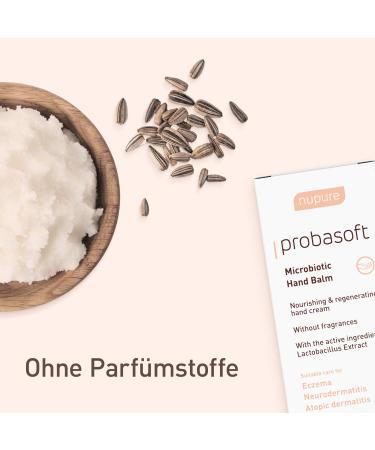 Nupure Probasoft Hand Cream 50ml - Microbiotic Moisturizer for Very Dry Hands with Shea Butter & Almond Oil | Perfume-Free & Paraben-Free - Buy Online on GoSupps.com