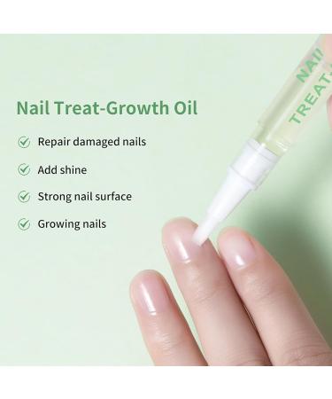 Nail Growth Oil Pen & Cuticle Oil | Strengthen Nails & Repair Damage | Shine & Promote Growth - Buy Online on GoSupps.com