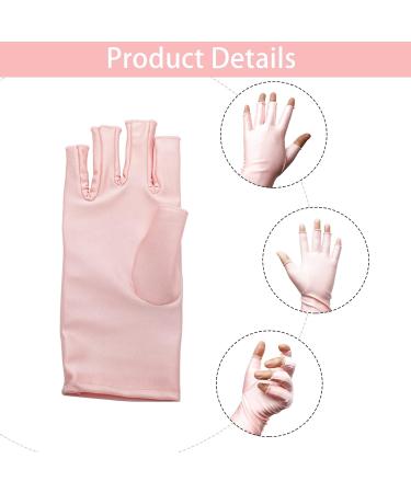 2 Pairs of UV Protection Gloves UV Protective Gloves for Manicure Gel Nail Manicure Gloves for UV Lamp Dryer and Most Outdoor Activities - Buy Online on GoSupps.com