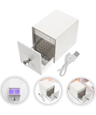 FRCOLOR Nail Polish Storage Nail Tool Nail Bits Nail Art Tools Manicure Tools Para U as Nail Stuff Organizer Manicure Drill Holder Nail Art Supply Bracket Acrylic White Usb 12x8.5cm White - Buy Online on GoSupps.com