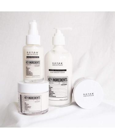 Detox Skinfood Total Face Serum | For a Firm and Bright Skin combines the best natural ingredients with the most efficient cosmetic actives | Vegan Skincare - Buy Online on GoSupps.com