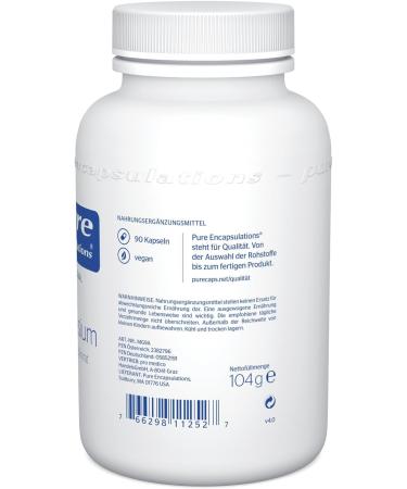 Pure Encapsulations Magnesium Glycinate - Highly Absorbable Vegan Capsules for Optimal Health - 90 Count - Buy Online on GoSupps.com