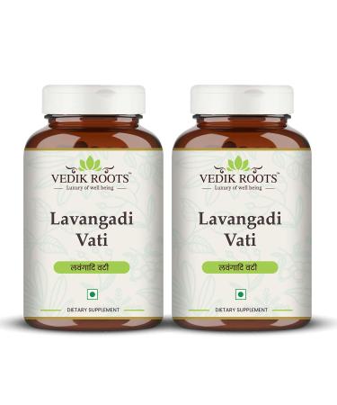 VEDIKROOTS Lavangadi Vati - for Relieving Nasal Congestion Ayurvedic Supplement for Respiratory Issues Support Healthy Digestion 240 Tab (Pack-2)