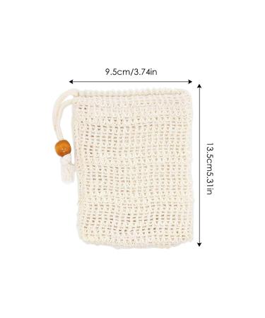10PCs Betterjonny Natural Fiber Soap Bags - Organic Sisal Soap Bag Set for Foaming & Dry Soaps - Eco-Friendly & Durable - Buy Online on GoSupps.com