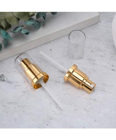 LUFOX 2PCS Foundation Pump for Estee Lauder Double Wear Foundation - Gold | Easy Dispensing and Mess-Free Application - Buy Online on GoSupps.com