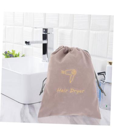 IWOWHERO 2pcs Velvet Bag Fabric Hair Dryer Bag Hair Dryer Storage Bags Hair Dryer Bag for Travel Drawstring Fabric Bags Hair Dryer Drawstring Bags Hair Dryer Fabric Bag Travel Bag for Shoes - Buy Online on GoSupps.com