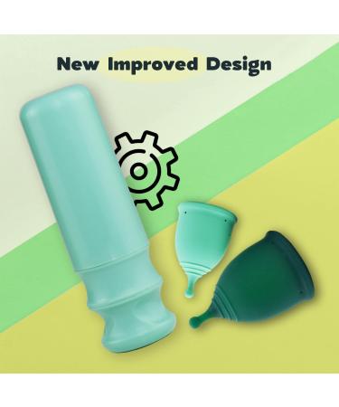 SHORDY Applicator 2.0: Easy Insert Tool for Menstrual Cups | Reusable Period Mug Kit with Lubricant | COPA Compact Solution for Women - Buy Online on GoSupps.com