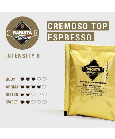 Barista Italiano 80 ESE Coffee Paper Pods 44mm (CREMOSO TOP ESPRESSO 80 Sachets) - Buy Online on GoSupps.com