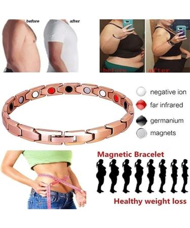 Buy Ailovone Magnetic Bracelets for Arthritis Slimming Pain Relief & Health Benefits 4 Set Lymph Drainage Energy Bracelet - Buy Online on GoSupps.com