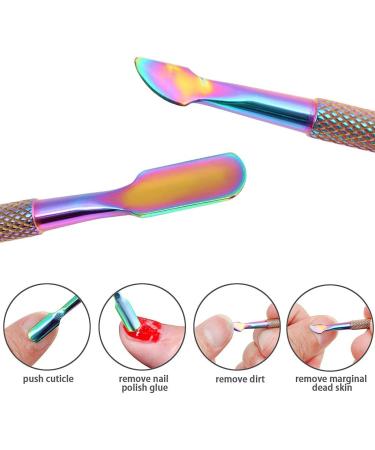 ZTMY Cuticle Clipping Set - Stainless Steel Nail Clipper & Pusher for Fingernails / Toenails - Buy Online on GoSupps.com