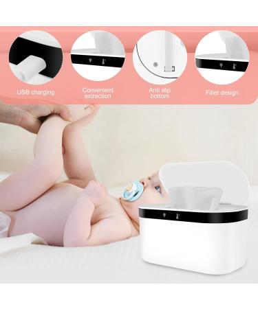 Baby Wipe Warmer USB Plug and Use Wipes Dispenser Warmer with Night Light 3 Modes Adjustable Wet Wipes Warmer Fast Heating Thermostat Diaper Wipe Warmer for Baby Nursery - Buy Online on GoSupps.com