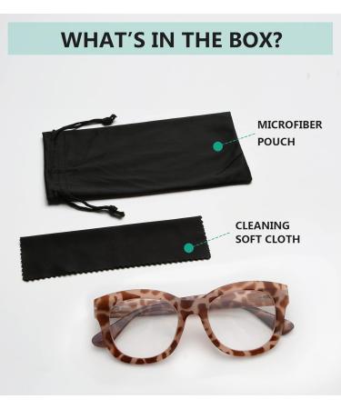 Eyekepper Oversized Progressive Readers for Women - UV Protection Multifocus Computer Glasses - Stylish Brown/Tortoise Trifocal +2.00 - Buy Online on GoSupps.com