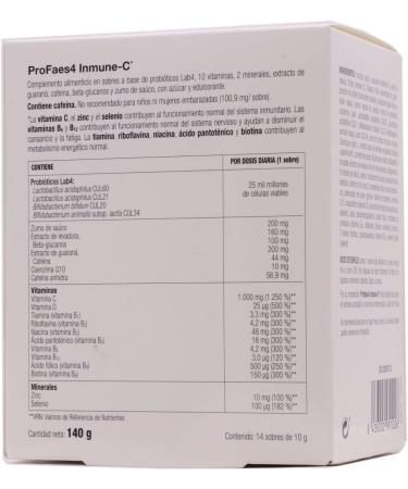 Profaes4 ImmuneC 14 sachets probiotics and vitamin C - Buy Online on GoSupps.com