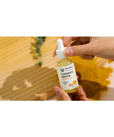 SESBAN Turmeric Serum - Natural Anti-Aging & Brightening Face Serum | Shop Internationally - Buy Online on GoSupps.com