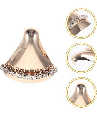 Holibanna Metal High Heel Tip Covers - Pointed Toe Cap Decorations for Pumps | Golden Shoe Protection Charms - International Shipping Available - Buy Online on GoSupps.com