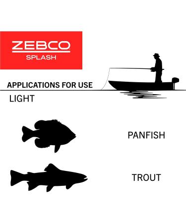 Zebco Splash Kids Spincast Reel and Fishing Rod Combo - Durable 29 Floating Fiberglass Rod - Tangle-Free Design - Pre-Spooled with 6-Pound Line - Blue - Buy Online on GoSupps.com
