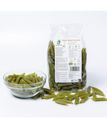goodFarm Organic Green Pea Penne Pasta 1 kg - High Protein & Fibre Gluten-free Vegan Low calorie - Buy Online on GoSupps.com