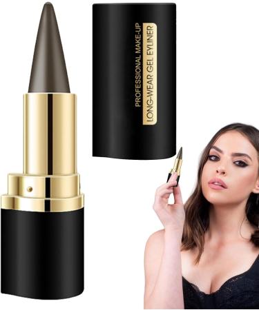  Zankie Long Lasting Gel Eyeliner - Quick Dry Matte Eyeliner | Silver/Grey/Brown/Black Eyeliner Pencil Water Resistant Natural Black Cream Eyeliner Pencil - Buy Online on GoSupps.com
