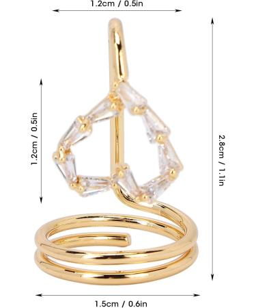 Women Finger Nail Rings Heart Shaped Copper Finger Nail Cap Decoration for Women Girls - Buy Online on GoSupps.com