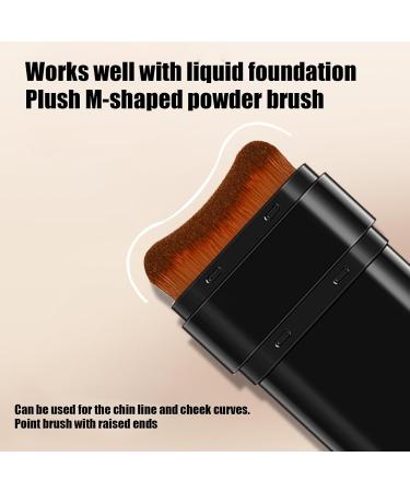 Foundation stick makeup moisturizing foundation stick travel stick lightweight formula head design 13x5x3cm ideal for daily natural makeup routine - Buy Online on GoSupps.com