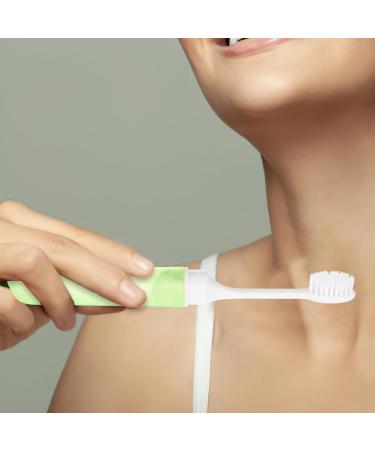 Minkissy 30-Pc Portable Travel Toothbrush Set - Soft Bristle Folding Toothbrush for Adults - Comfortable & Convenient Daily Cleaning - Buy Online on GoSupps.com