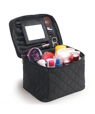 FYX Large Nylon Cosmetic Bag | Travel Toiletry & Make Up Bag 23x18x18cm - Perfect for International Shipping - Buy Online on GoSupps.com