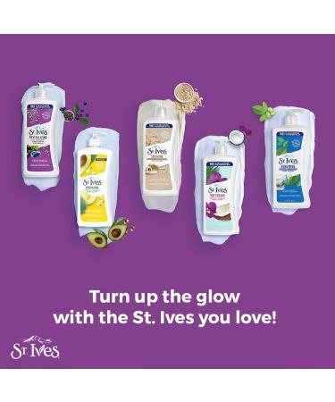 St. Ives Revitalizing Body Lotion 621ml - Acai Blueberry & Chia Seed Oil - Nourishing & Hydrating Skincare for All Skin Types - Buy Online on GoSupps.com
