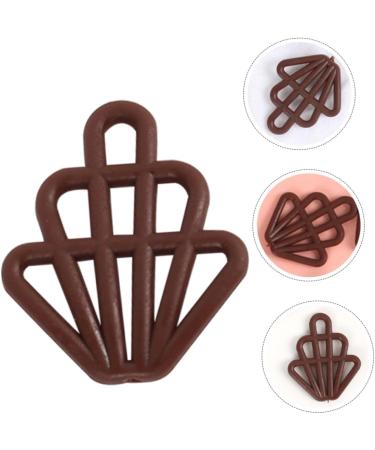 UPKOCH 90 Pcs Chocolate Model Doll House Keychain Accessories Phone Case Crafts Tiny Food PVC Pretend Mini 3.00X2.50X0.20CMx3pcs - Buy Online on GoSupps.com