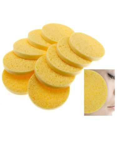 New 10 x Cellulose Facial Sponges Natural Facial Cleansing Sponge Face Sponge